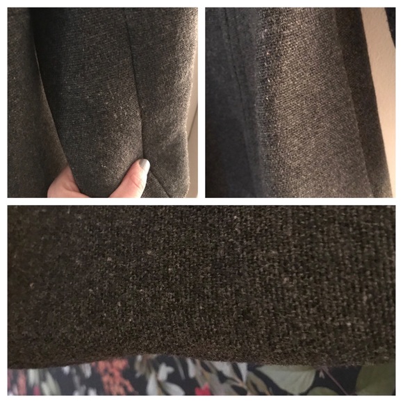 Vintage wool coat with fur collar - Picture 5 of 6